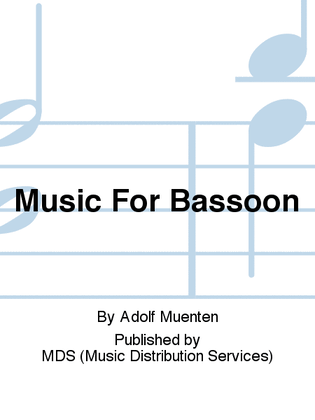 Book cover for Music for Bassoon