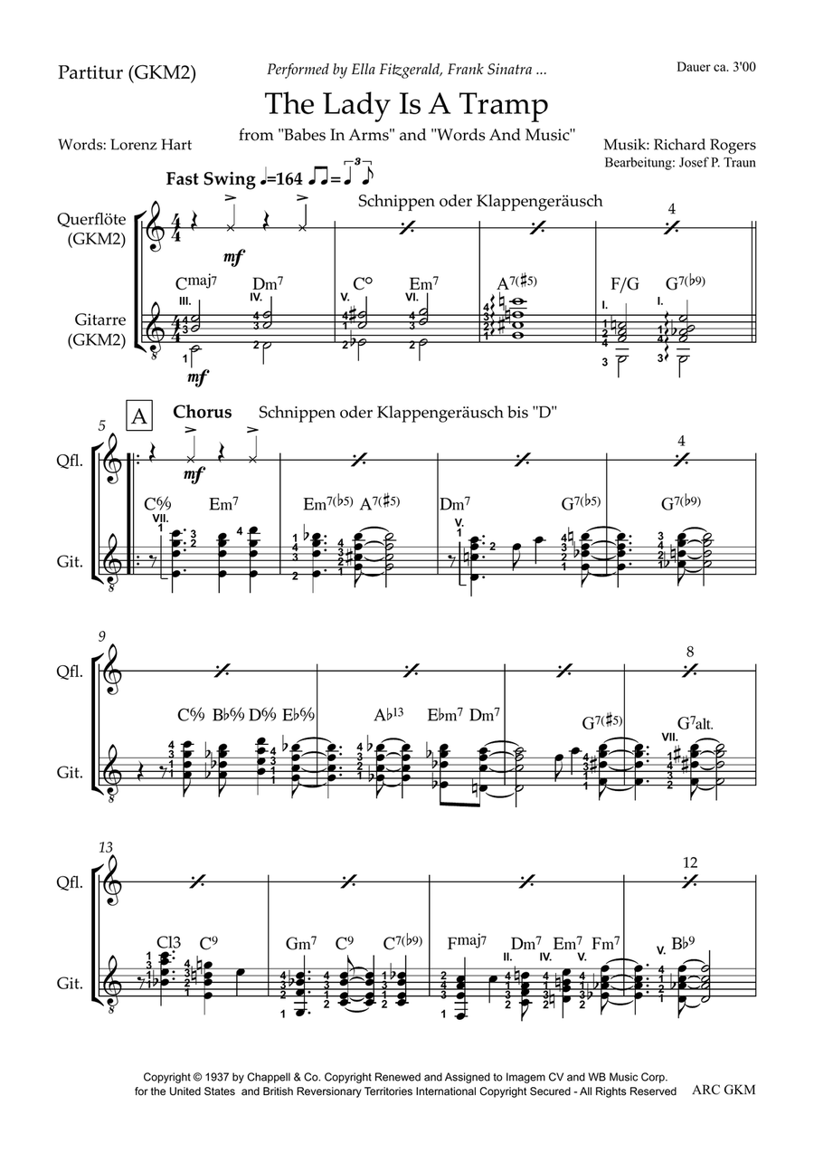 The Lady Is A Tramp The Lady Is A Tramp Flute scores gallery preview page 3