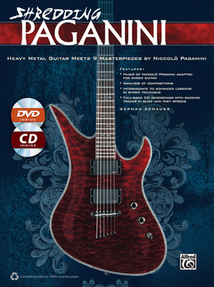 Book cover for Shredding Paganini