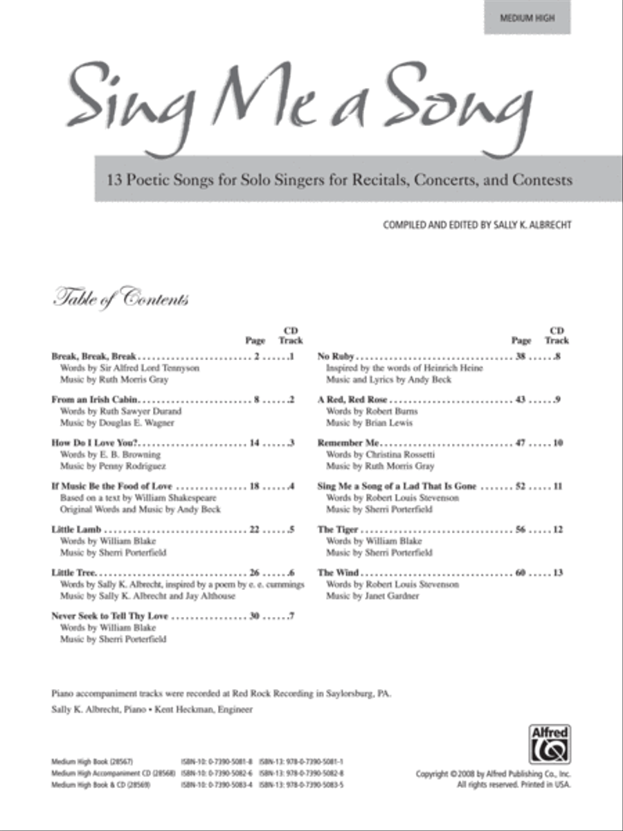 Sing Me a Song Voice scores gallery preview page 5