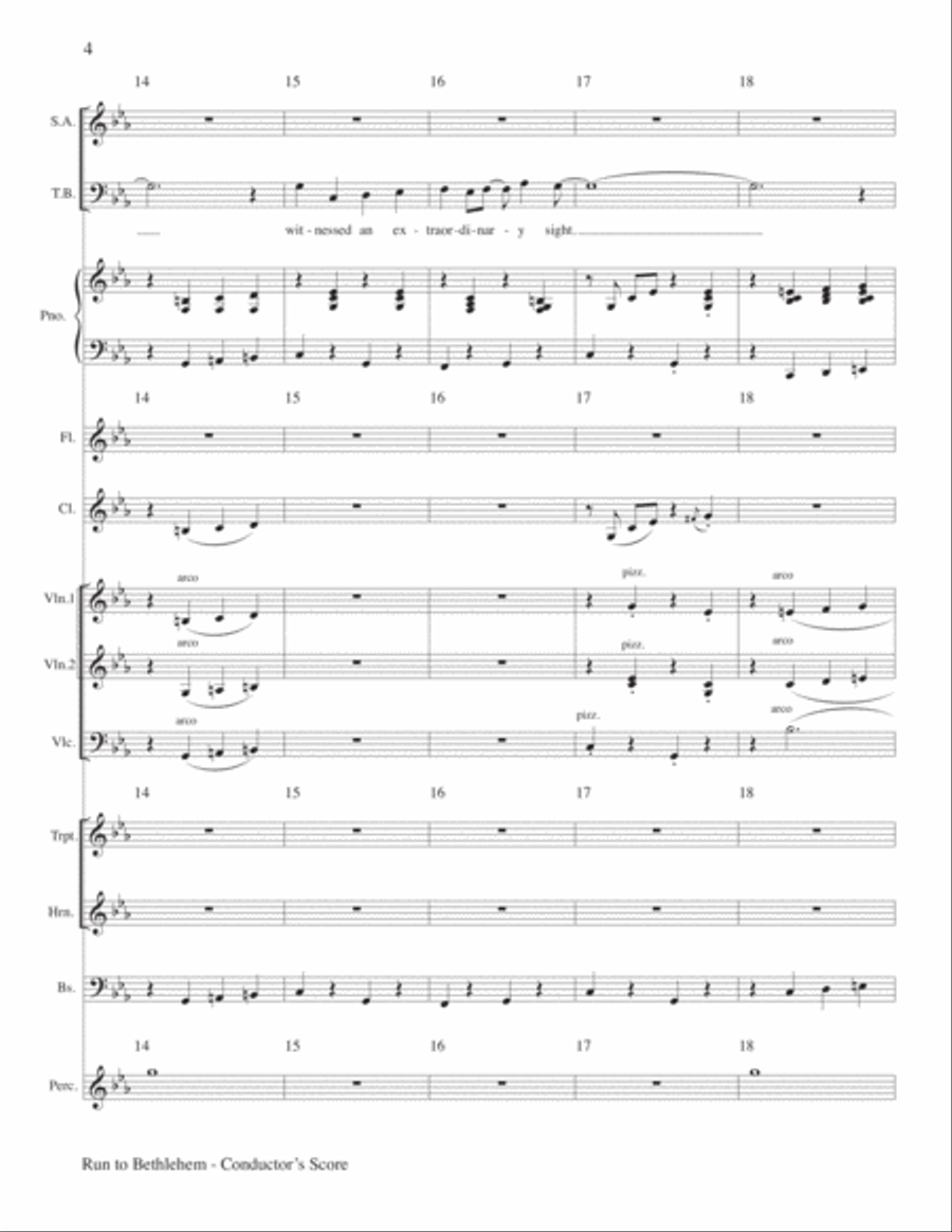 Run to Bethlehem Run to Bethlehem Orchestra scores gallery preview page 4