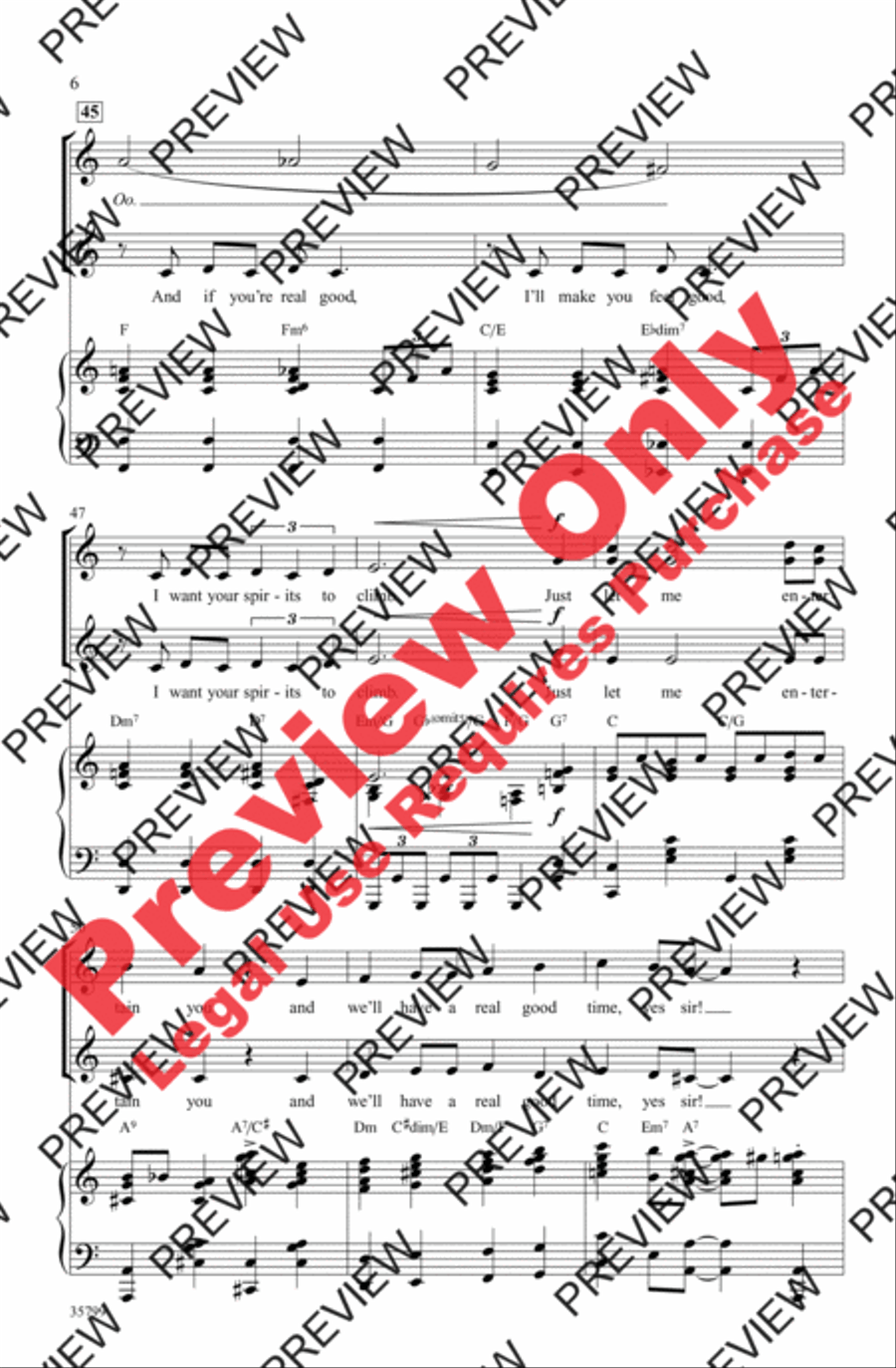 Let Me Entertain You Let Me Entertain You Women's Choir scores gallery preview page 6