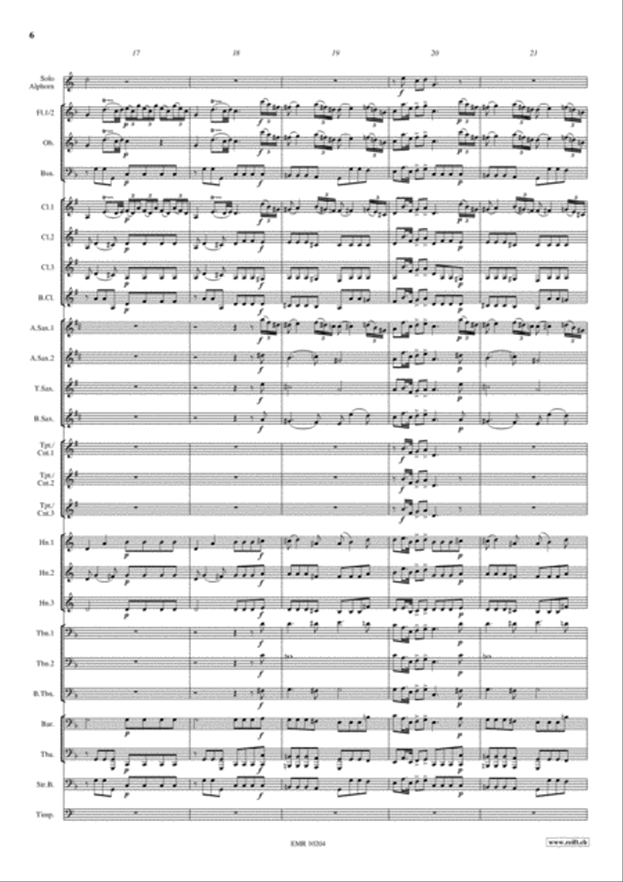 Sinfonia Pastorella Sinfonia Pastorella Concert Band scores gallery preview page 7