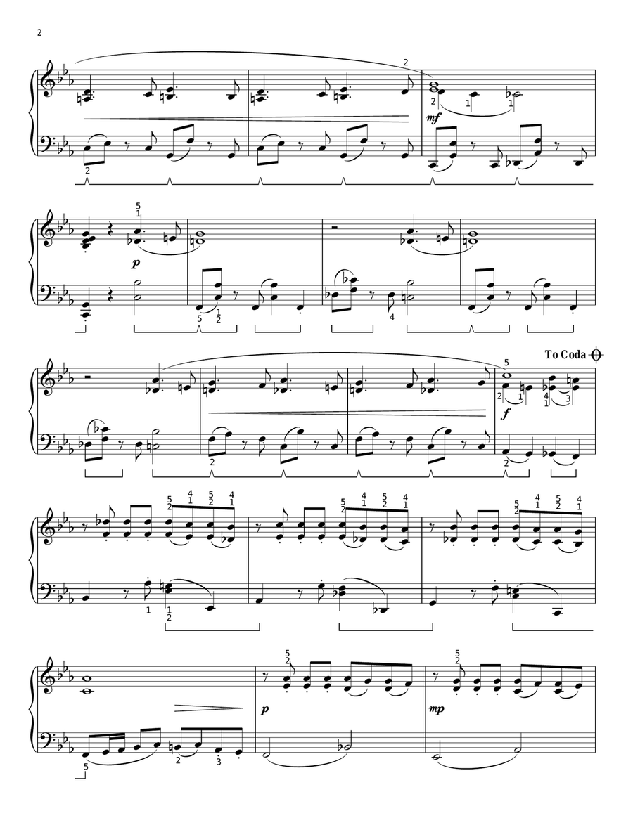 Greenwich (arr. Phillip Keveren) Piano Solo scores gallery preview page 2