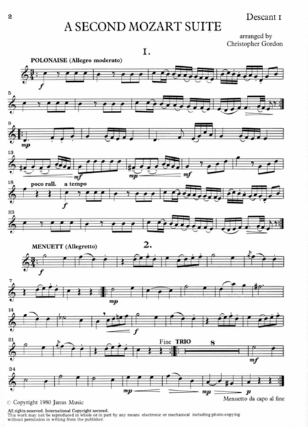 A Second Mozart Suite