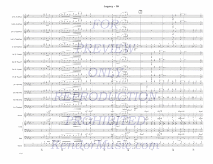 Legacy Jazz Ensemble scores gallery preview page 11