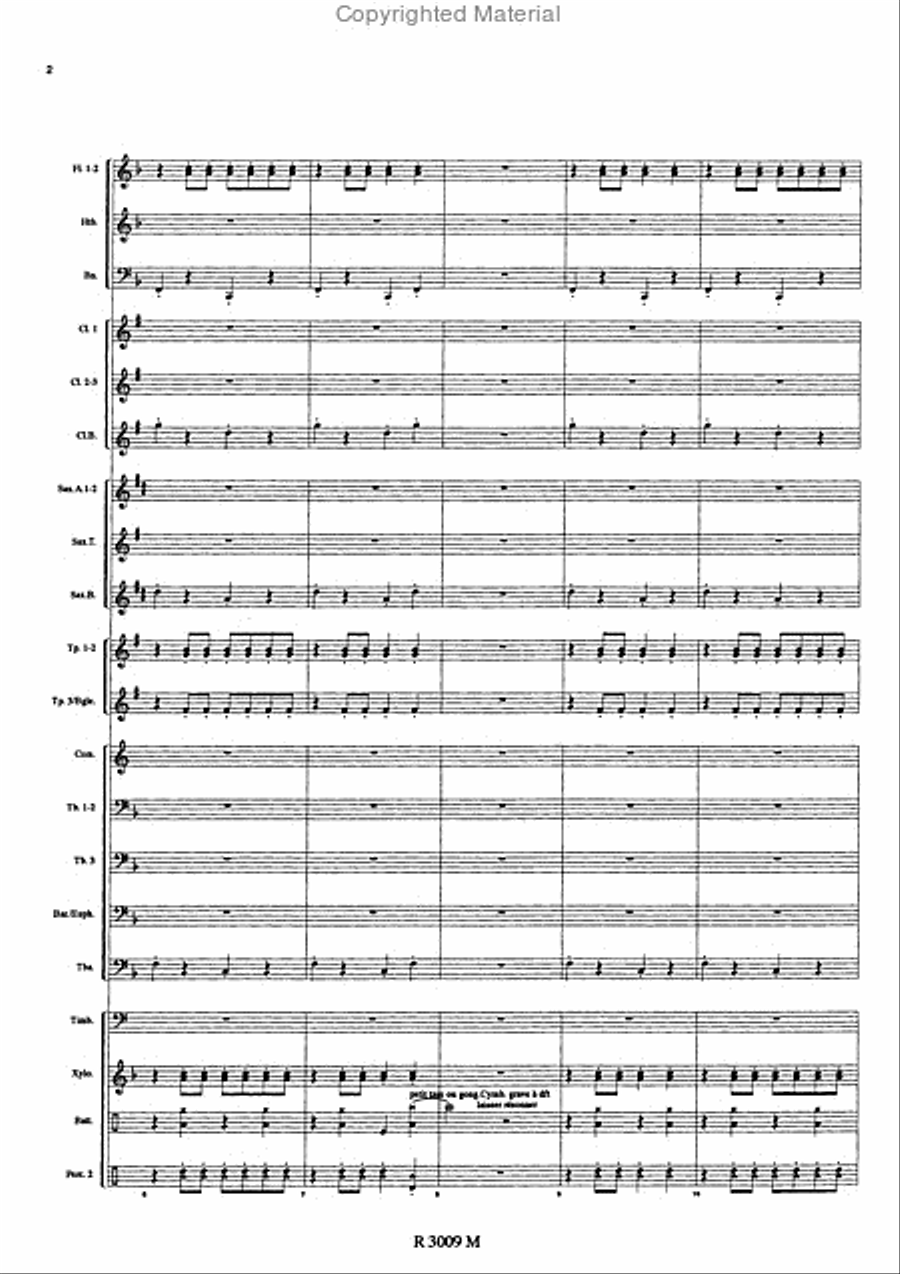 Brigades du Tigre Concert Band scores gallery preview page 3