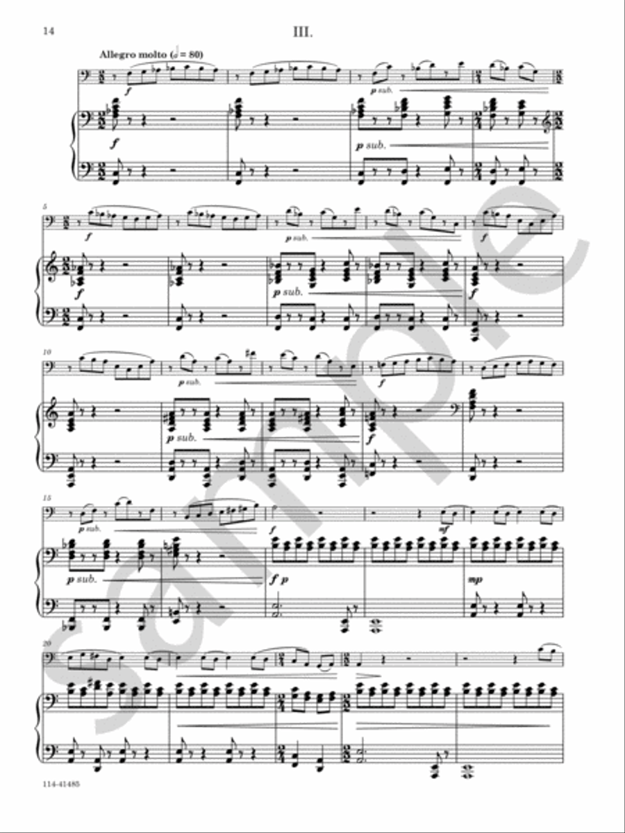 Sonata Chamber Music scores gallery preview page 9