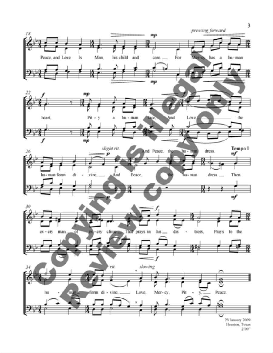 The Divine Image The Divine Image 4-Part scores gallery preview page 5