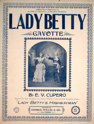 Lady Betty Gavotte