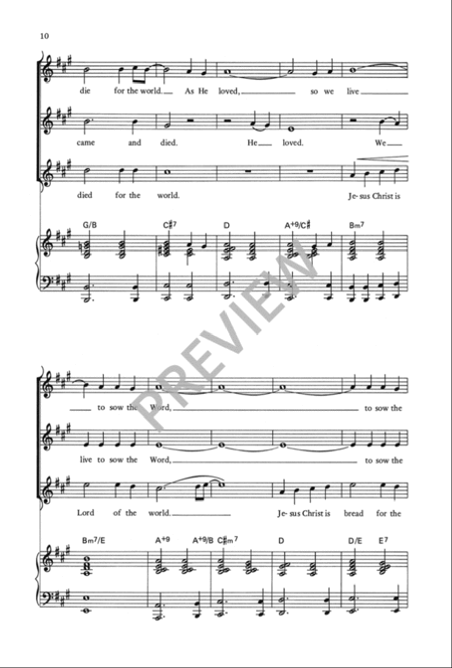 Sow the Word Sow the Word 3-Part scores gallery preview page 11