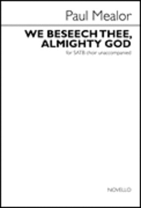Book cover for We Beseech Thee, Almighty God