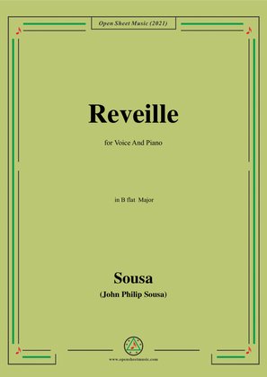 Sousa-Reveille,in B flat Major,for Voice and Piano