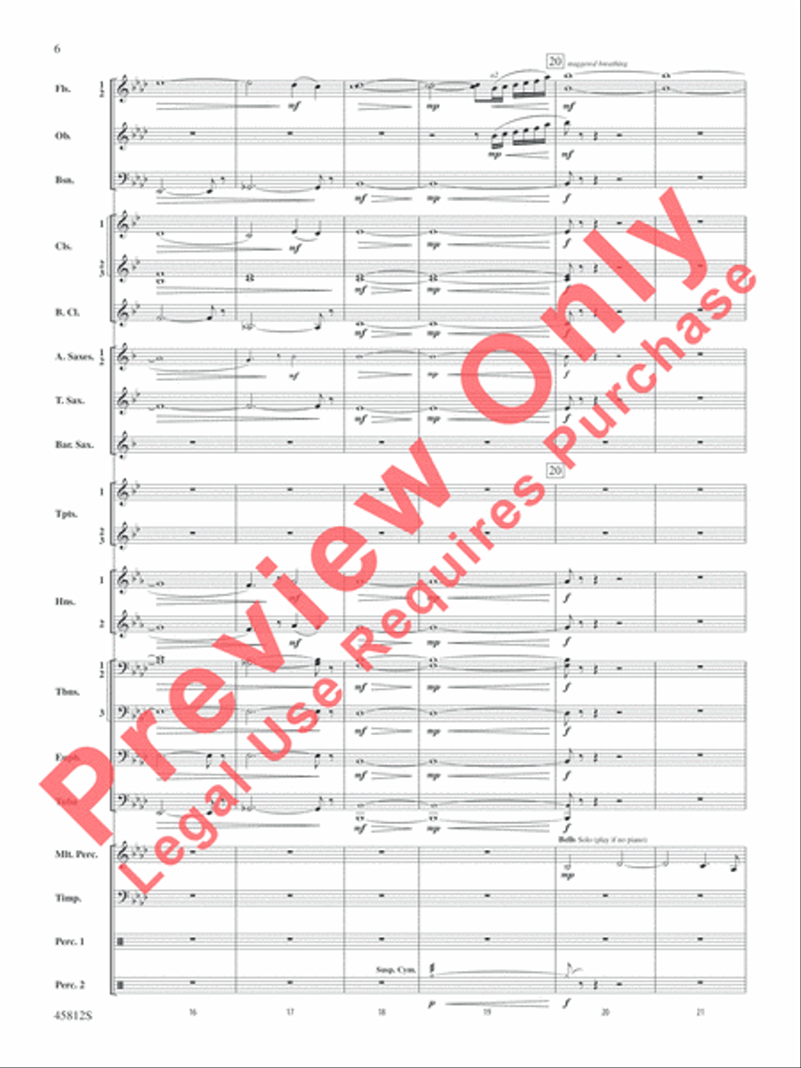 Suicide Squad Suicide Squad Concert Band scores gallery preview page 7