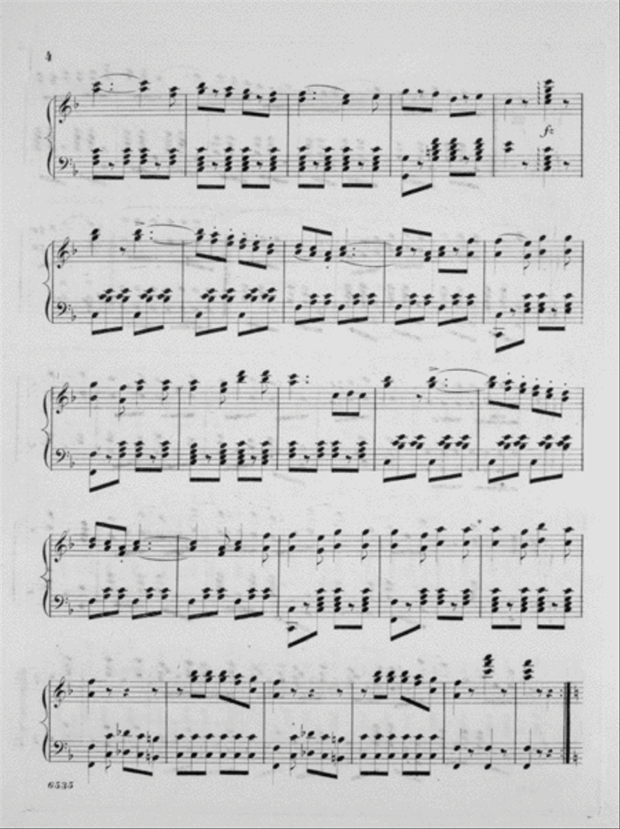 13th Regiment N.G.S.N.Y. Quick Step Piano Solo scores gallery preview page 3