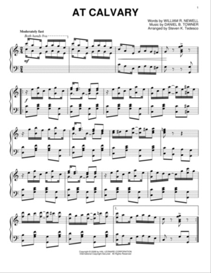 Ragtime Gospel Hymns Piano Solo scores gallery preview page 2