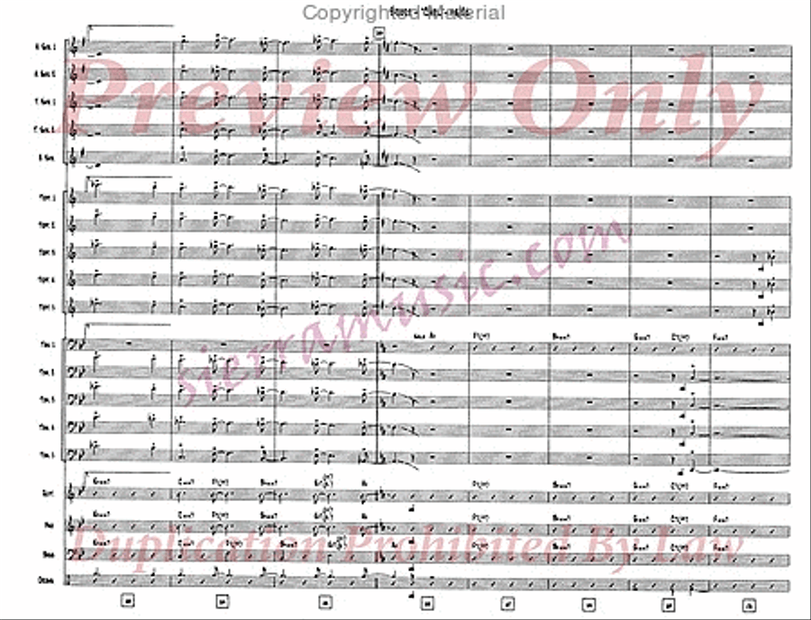 Carl Carl Jazz Ensemble scores gallery preview page 22