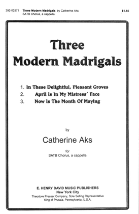 Three Modern Madrigals