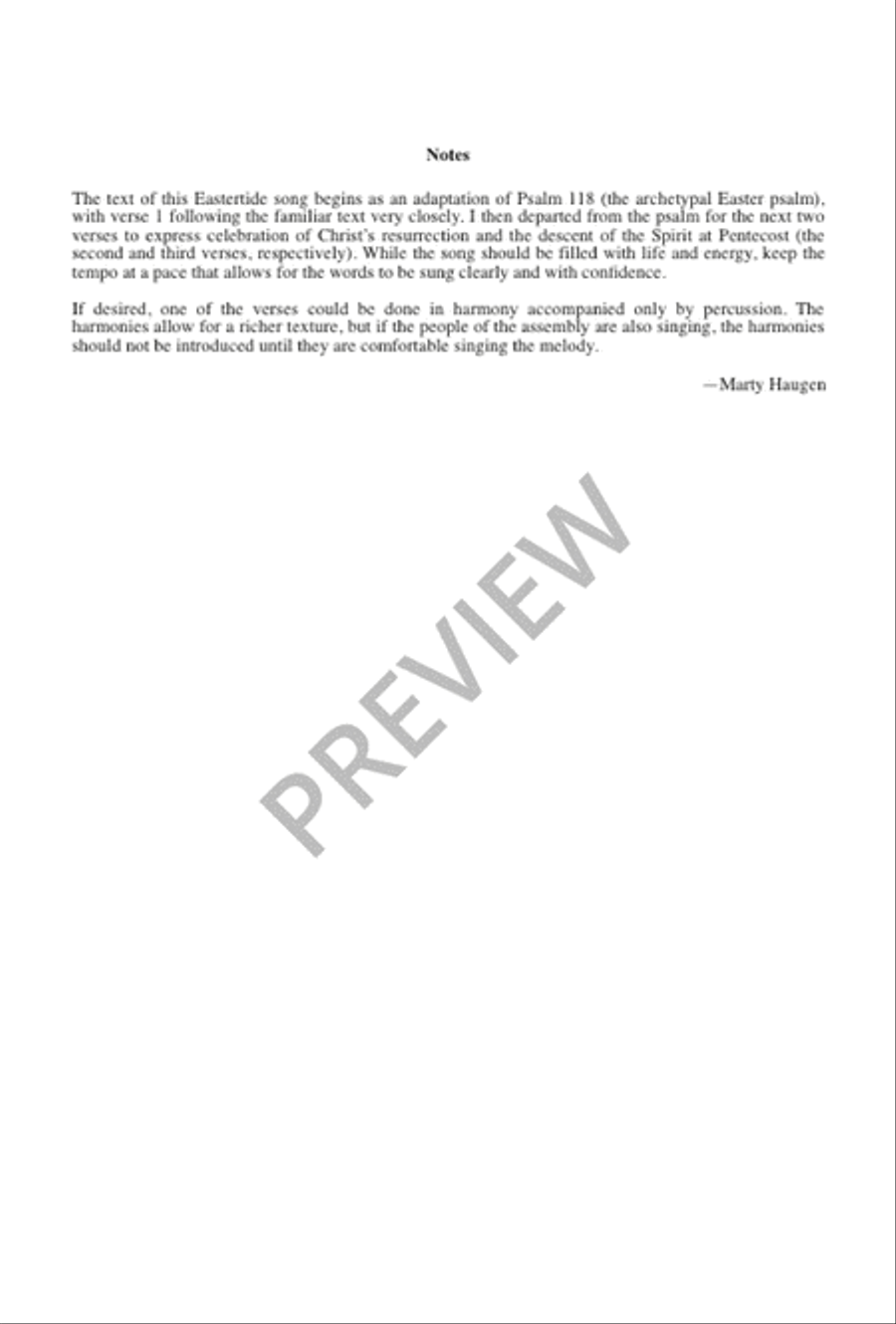 This Is the Day That God Has Fashioned 4-Part scores gallery preview page 3