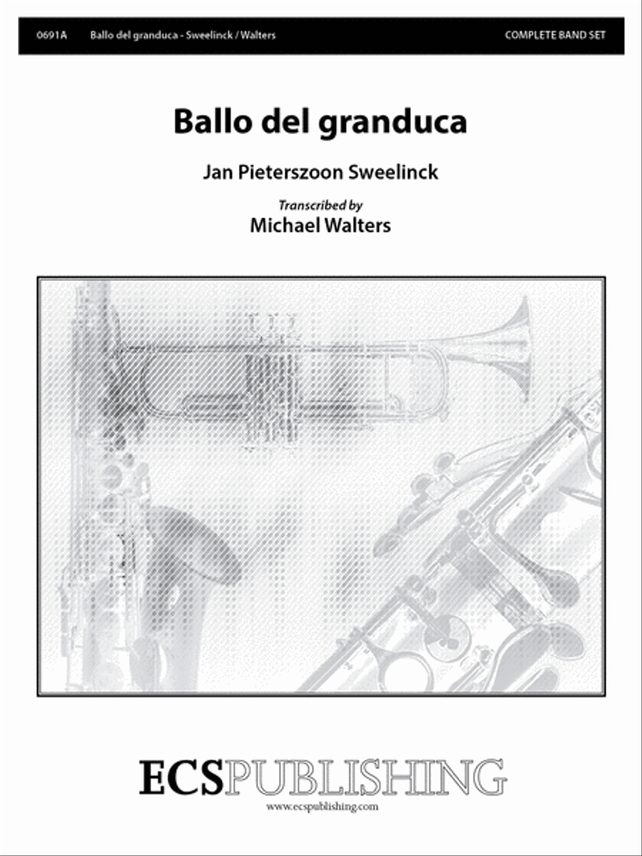 Ballo del granduca Concert Band scores gallery preview page 1