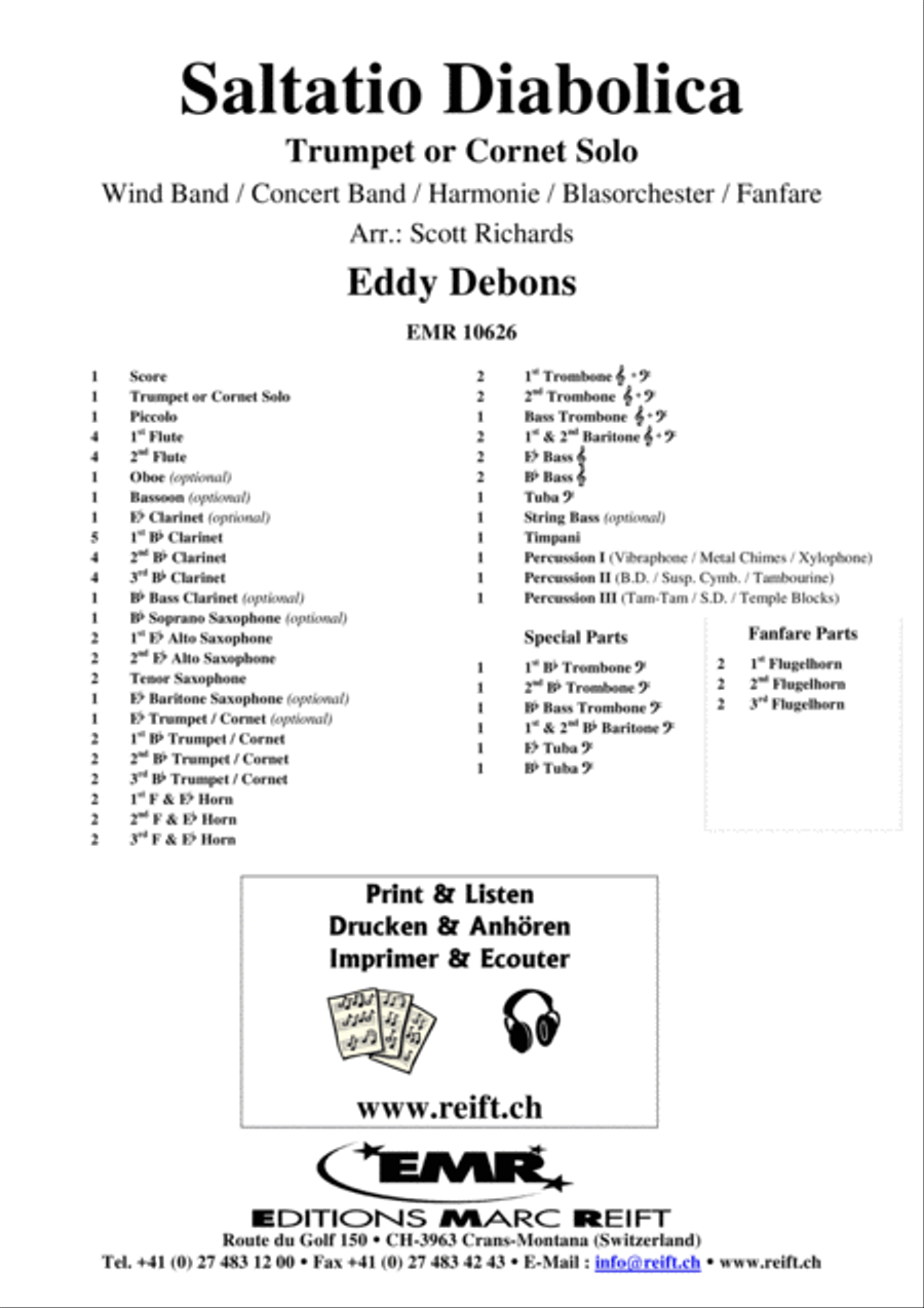 Saltatio Diabolica Concert Band scores gallery preview page 2