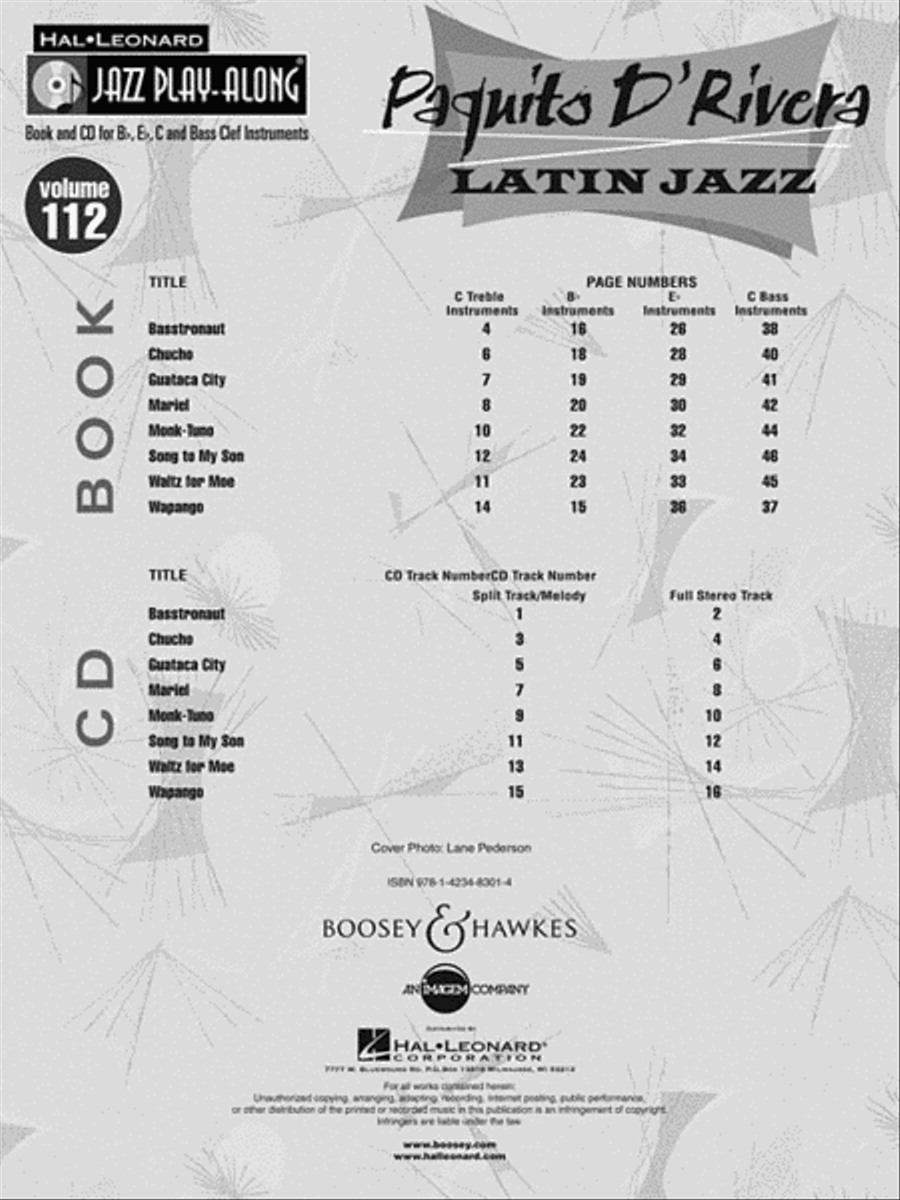 Paquito D'Rivera - Latin Jazz C Instrument scores gallery preview page 3