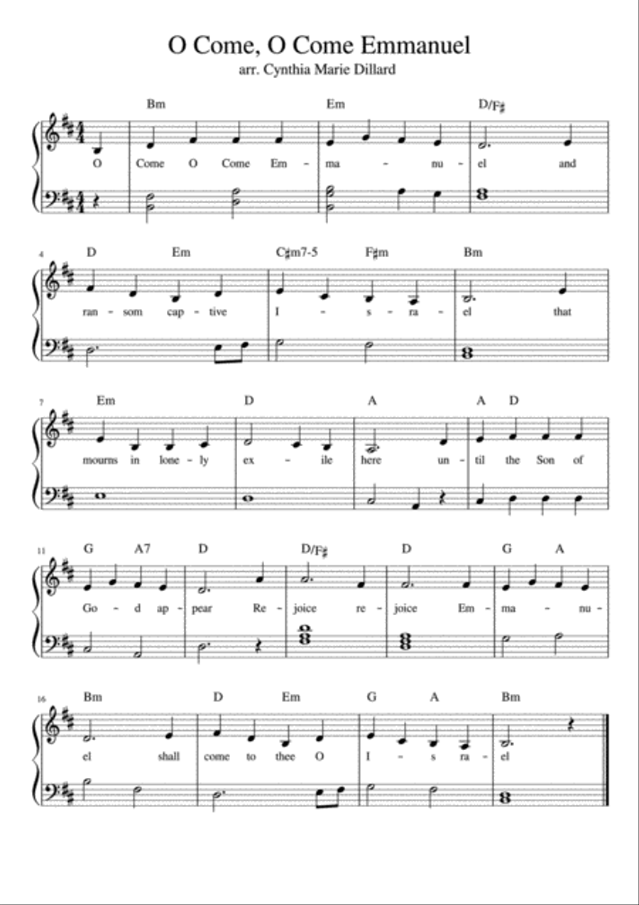 O Come O Come Emmanuel