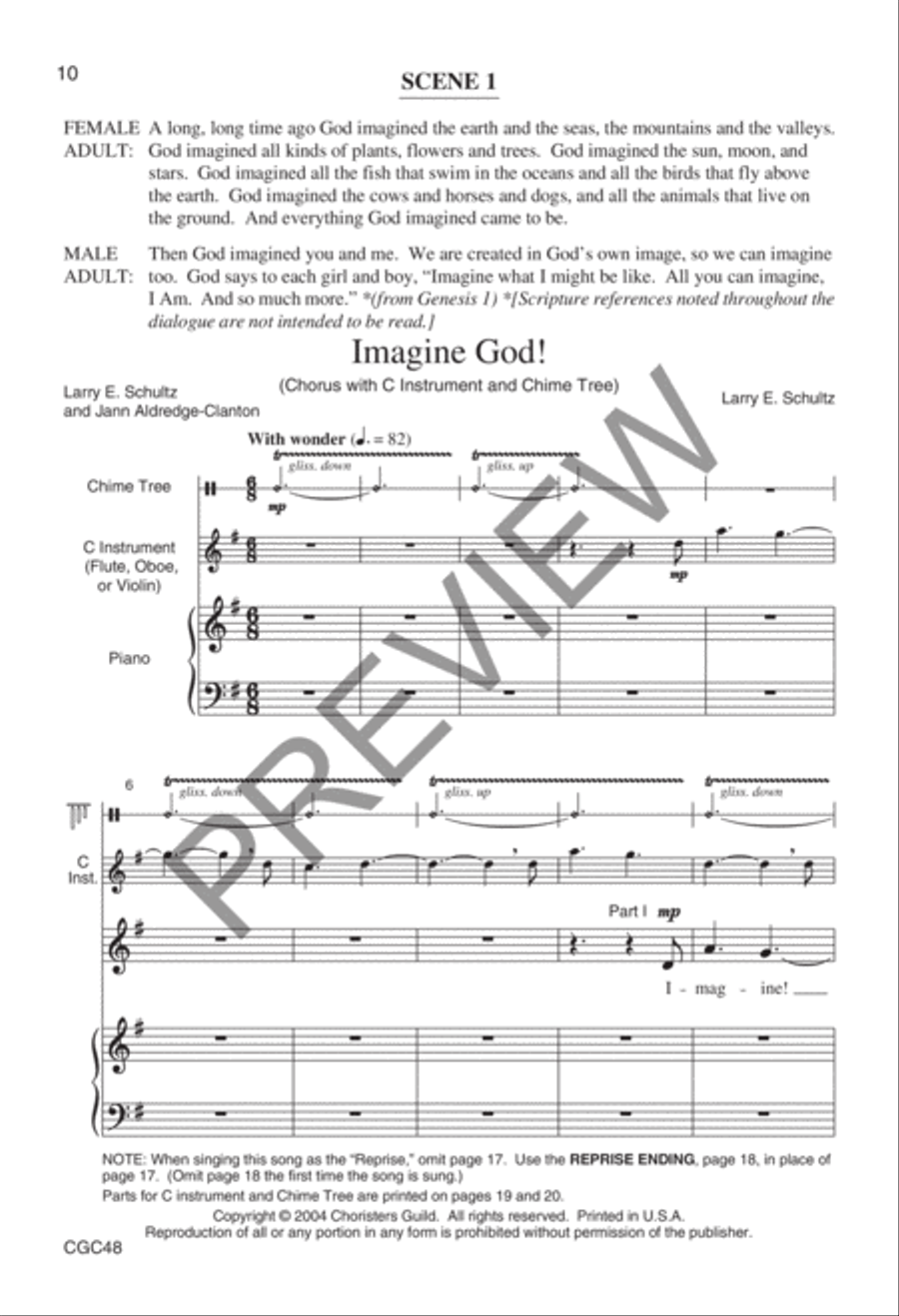 Imagine God! Preview Kit (Score & CD) Choir scores gallery preview page 9