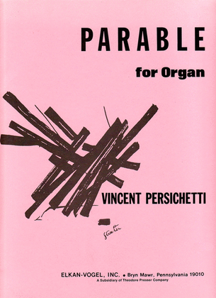 Book cover for Parable For Organ