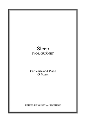 Book cover for Sleep (G Minor)