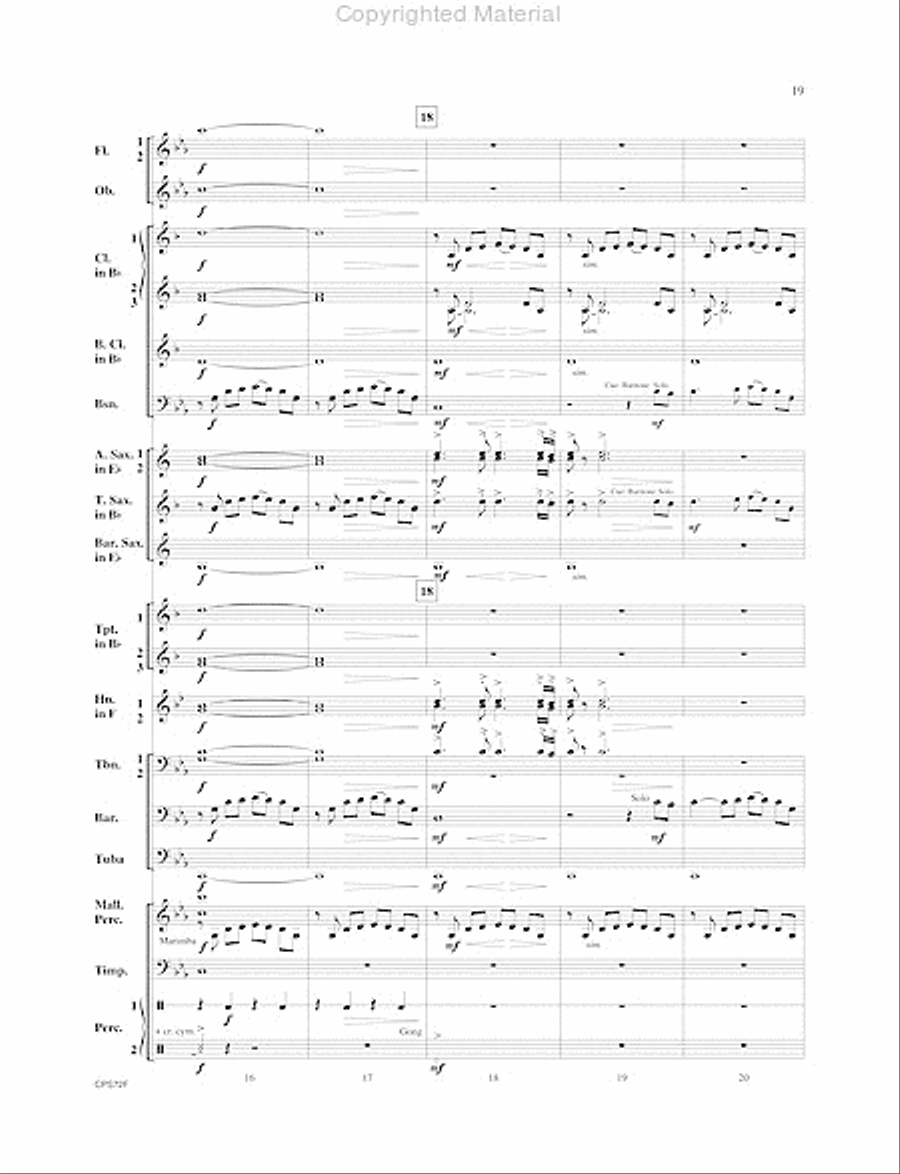 Trilogy Trilogy Concert Band scores gallery preview page 20