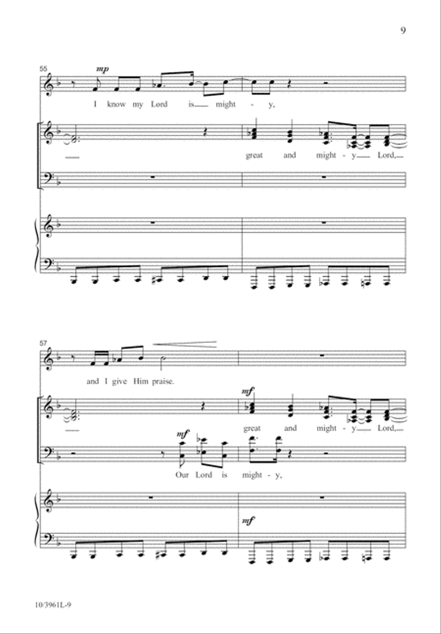 Great and Mighty Lord Great and Mighty Lord 4-Part scores gallery preview page 9