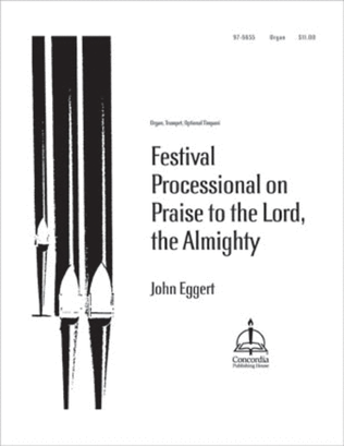Book cover for Festival Processional on Praise to the Lord, the Almighty