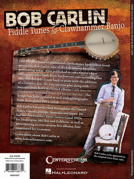 Bob Carlin - Fiddle Tunes for Clawhammer Banjo image number null
