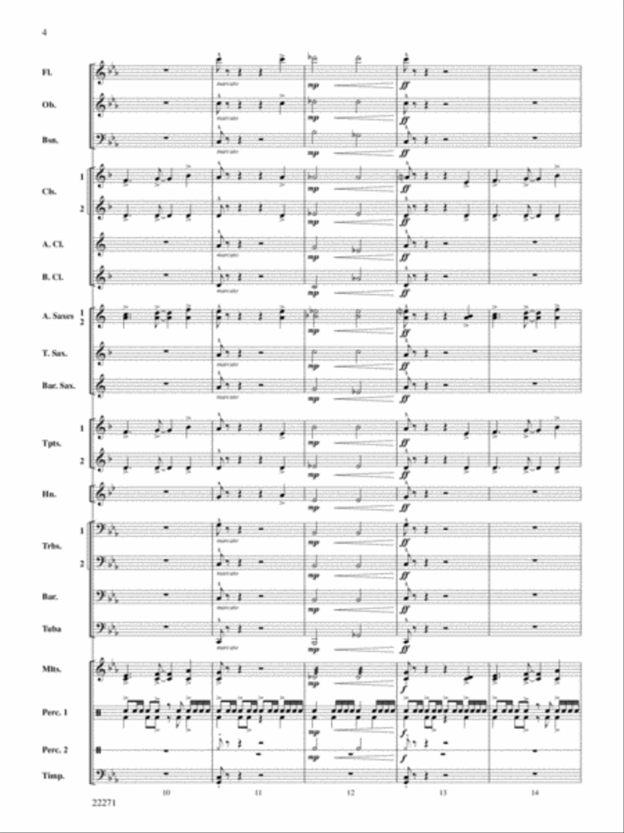 Nemesis: Score Concert Band scores gallery preview page 4
