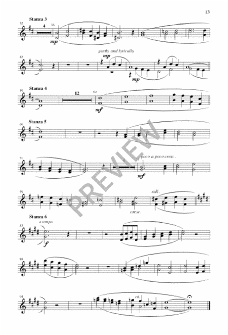Before This Universe Burst Forth in Light 4-Part scores gallery preview page 14
