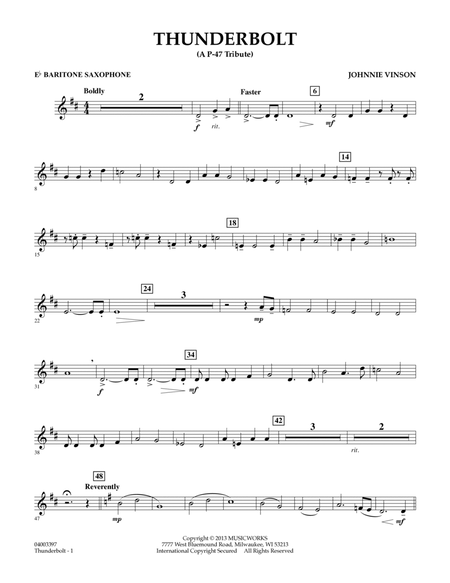 Thunderbolt (A P-47 Tribute) - Eb Baritone Saxophone