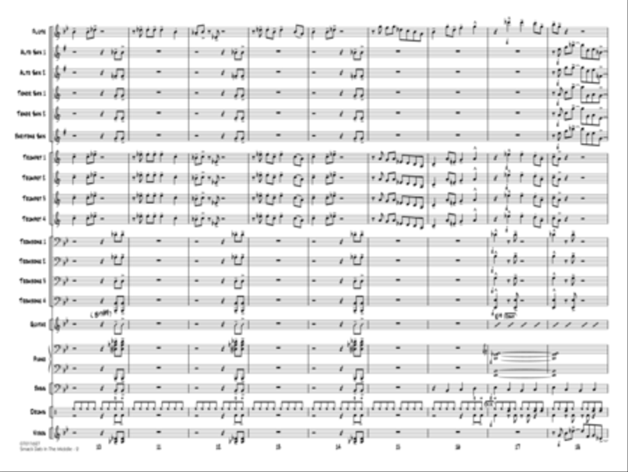 Smack Dab In The Middle - Full Score Jazz Ensemble scores gallery preview page 2
