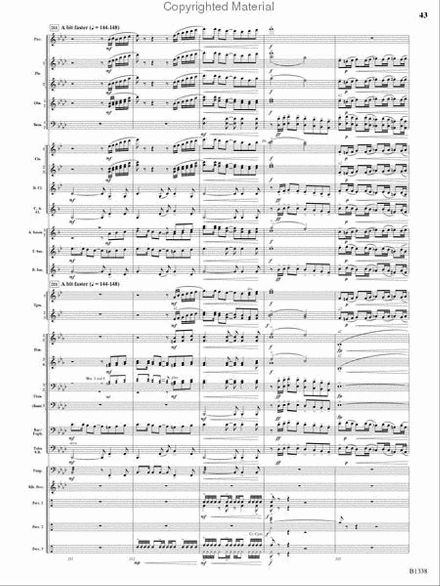 Rock Springs Saga Rock Springs Saga Concert Band scores gallery preview page 41