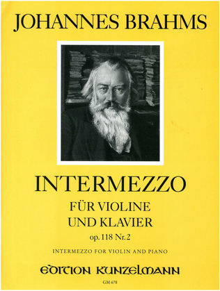 Book cover for Intermezzo Op. 118/2