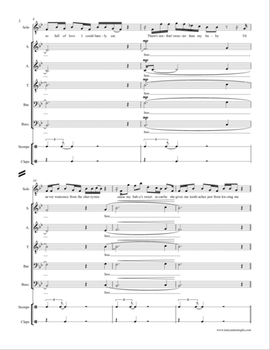 Work Song Divisi scores gallery preview page 2