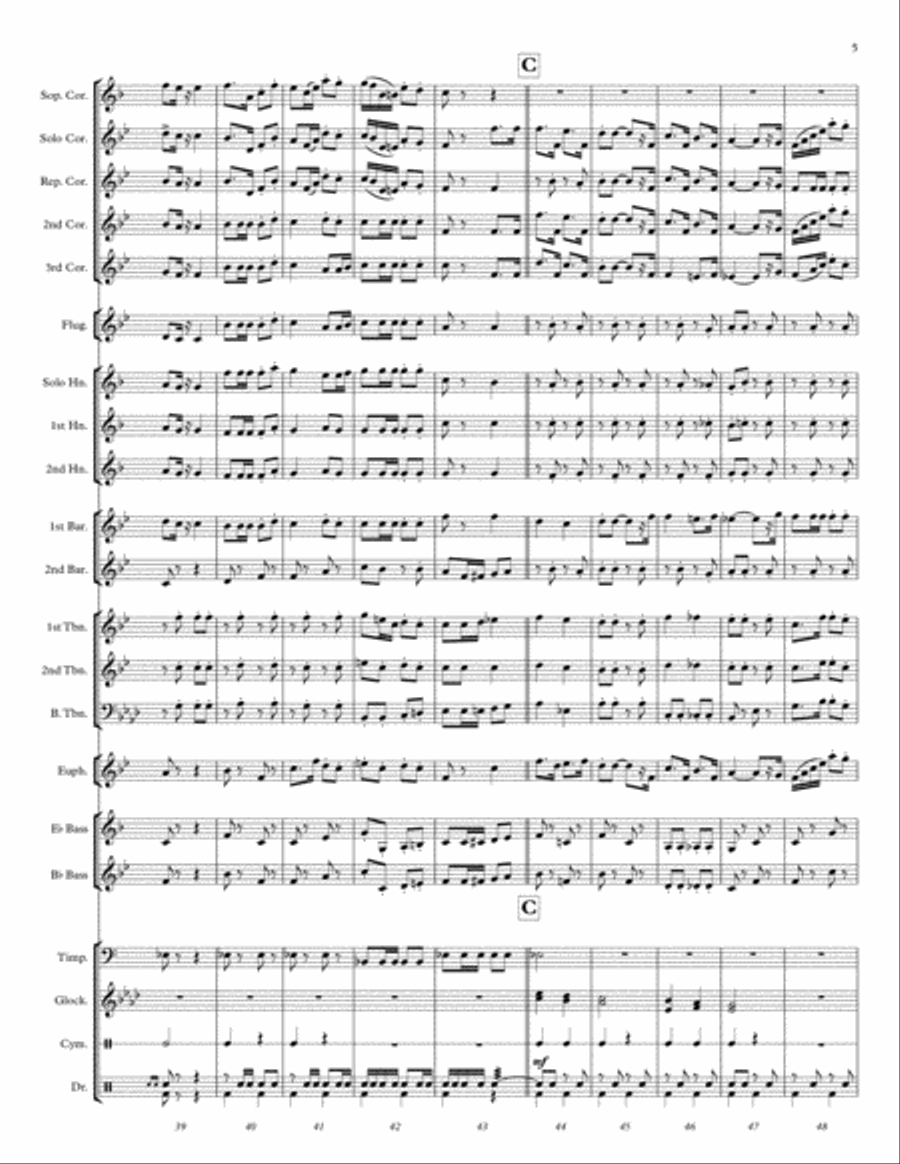 Karussellbrise Karussellbrise Brass Band scores gallery preview page 6