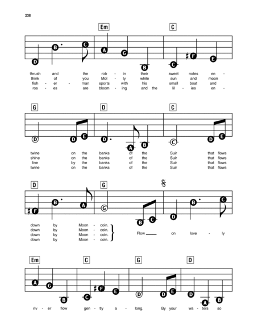 The Rose Of Mooncoin Electronic Keyboard scores gallery preview page 2