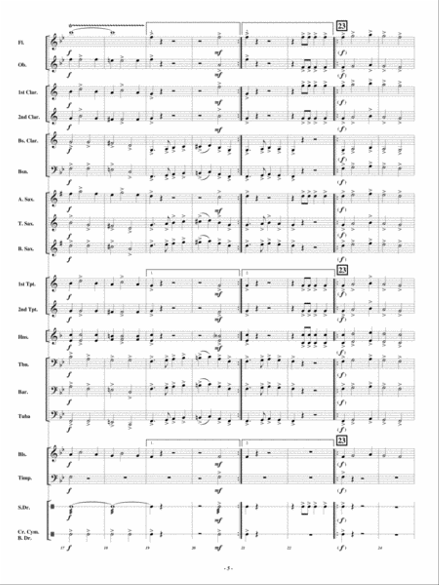 Fidelity Fidelity Concert Band scores gallery preview page 4