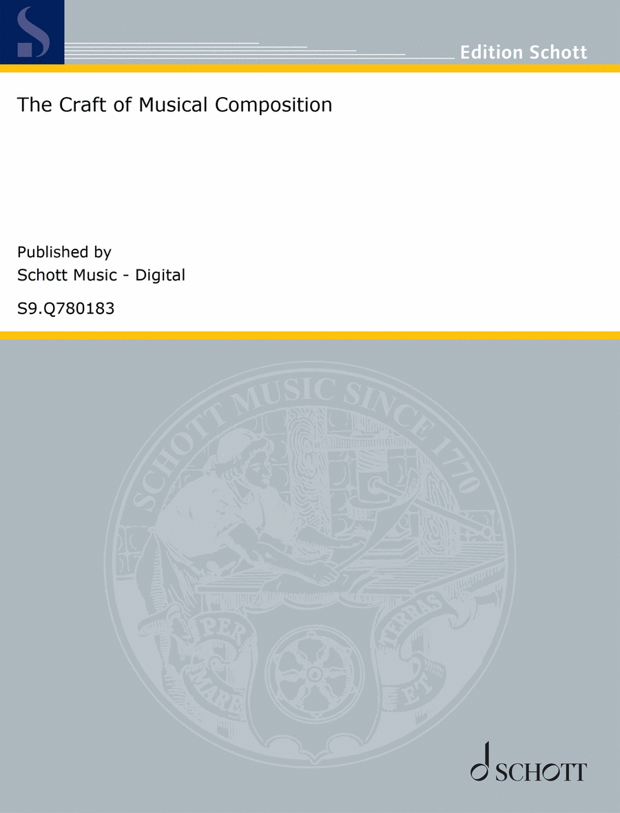 Book cover for The Craft of Musical Composition