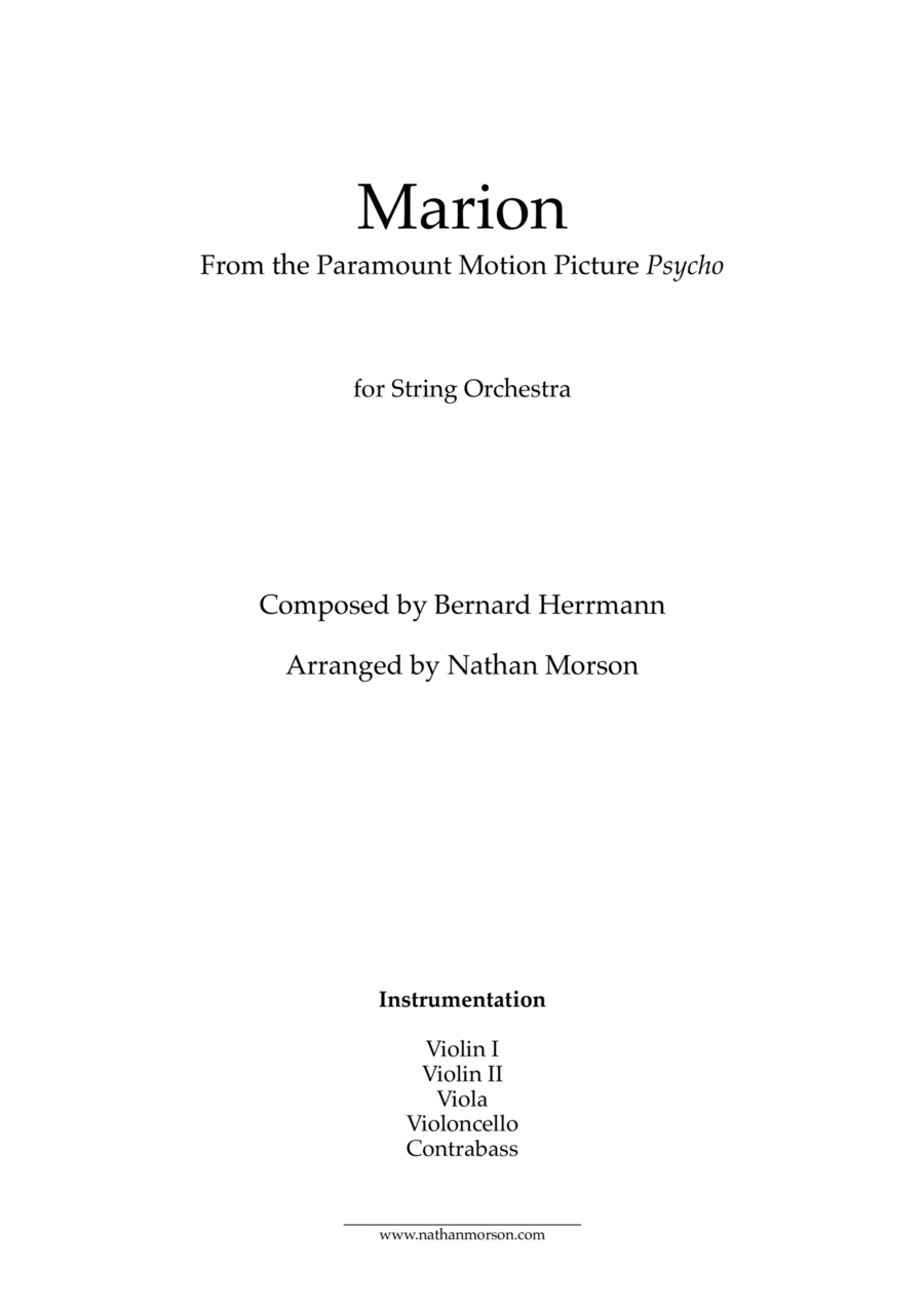 Book cover for Marion