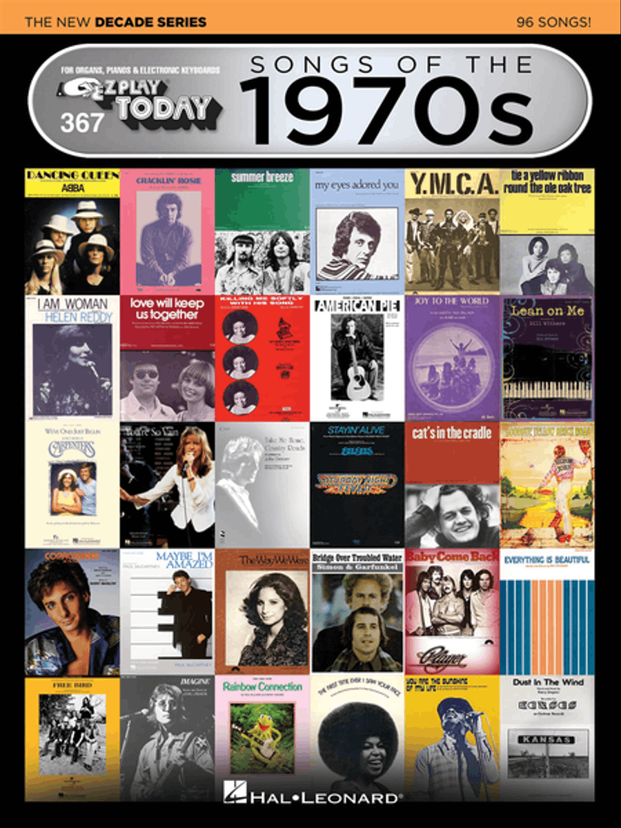 Songs of the 1970s – The New Decade Series Electronic Keyboard scores gallery preview page 1