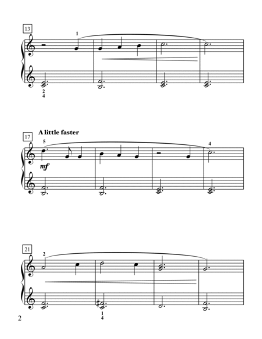 Edelweiss Easy Piano scores gallery preview page 2
