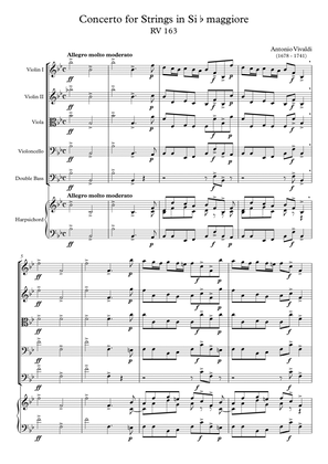 Concerto for Strings in Si RV 163