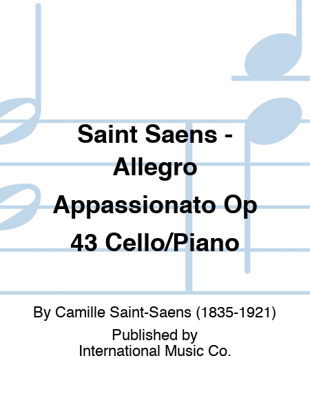 Saint Saens - Allegro Appassionato Op 43 Cello/Piano